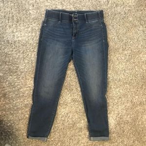 APT 9 BOYFRIEND FIT CAPRI JEAN CAPRIS